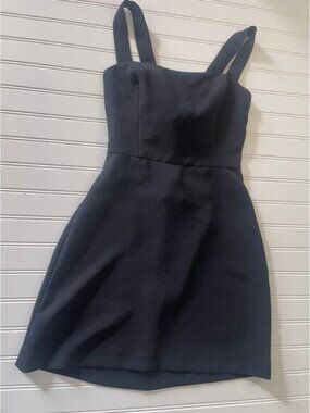 Aritzia Wilfred Aperature Tie Back Dress Black Cocktail Event Size Womens 0